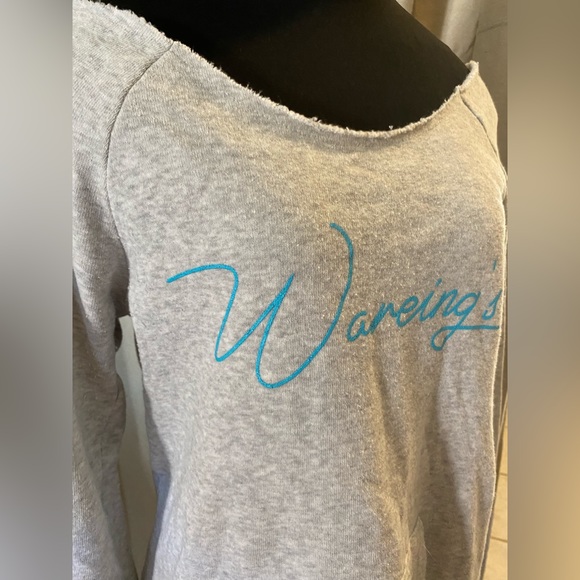 Women's Medium Alternative grey off the shoulder sweater - Picture 2 of 4